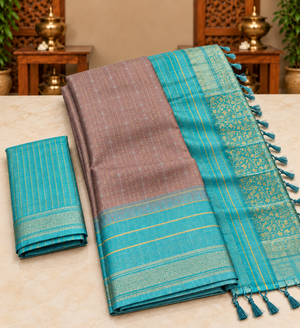 Rose Gold Paramparaa Silk saree