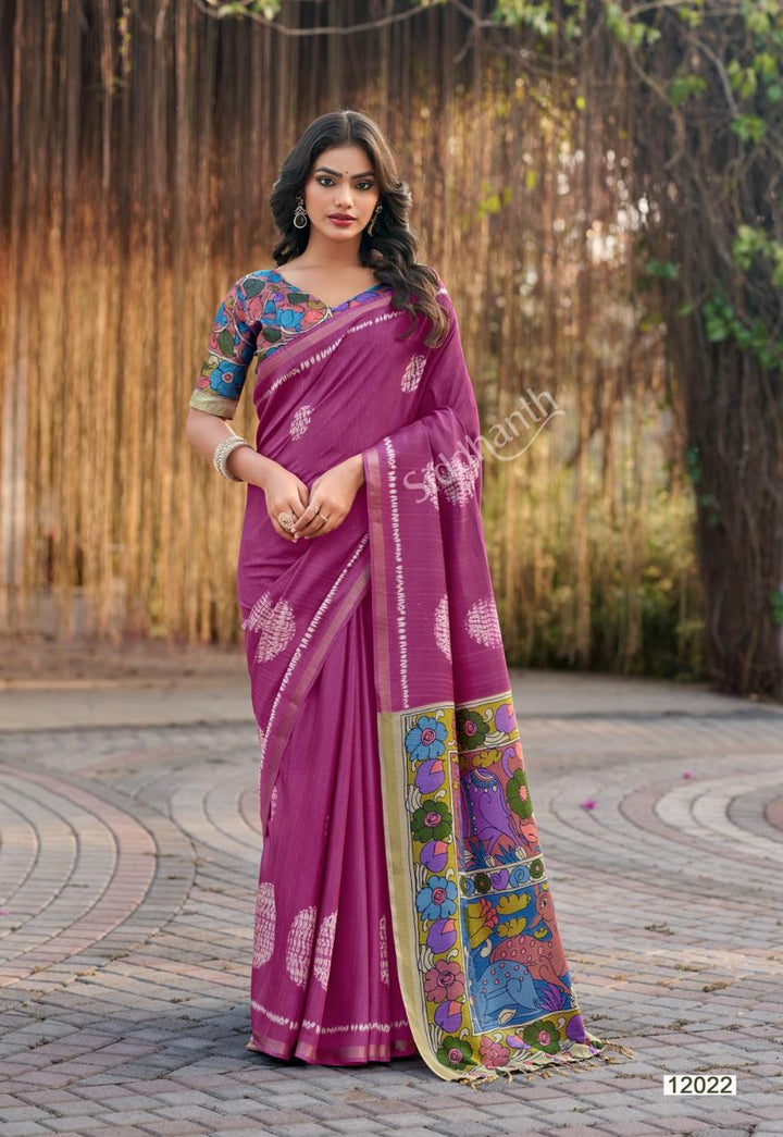 Kalki Spun Cotton Violet