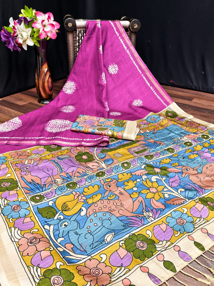 Kalki Spun Cotton Violet