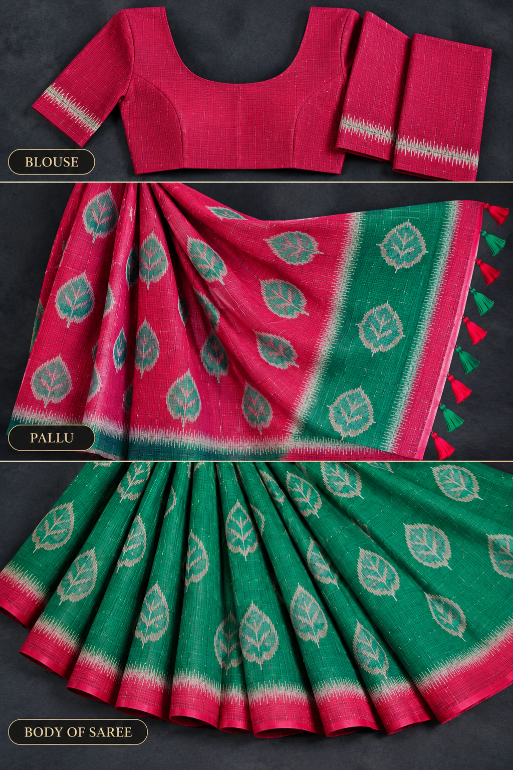 Linen Black Looms KS004